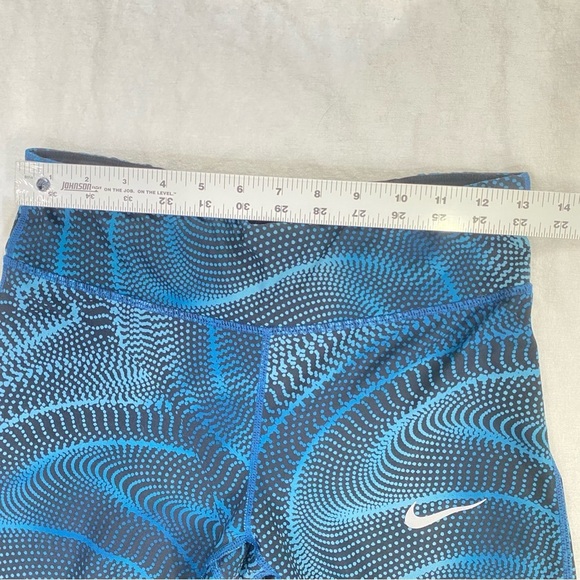 Nike Blue Patterned Leggings - Picture 7 of 10